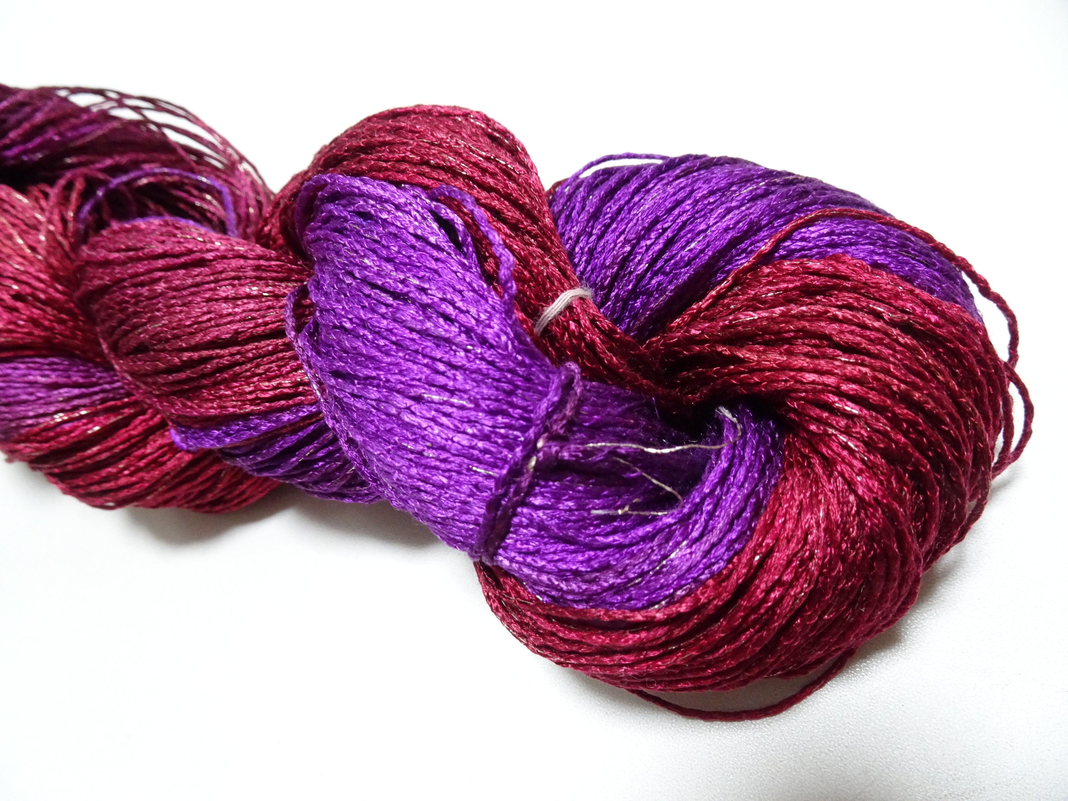 Japanese Tanaka Gen Silk – One-of-a-Kind Hand-Dyed Artistic Silk Thread, Rare Japanese Artisan Yarn, Limited Stock 19125