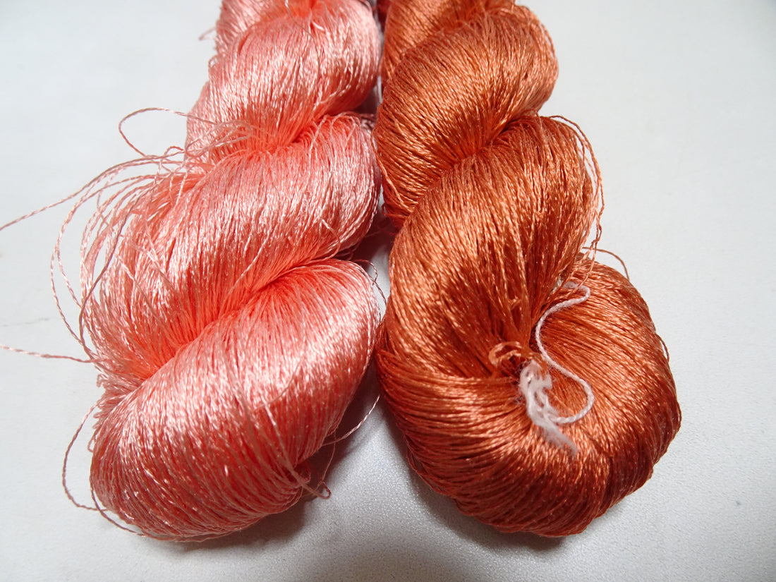Japanese Vintage Twisted Silk Thread 2sets Embroidery 16966