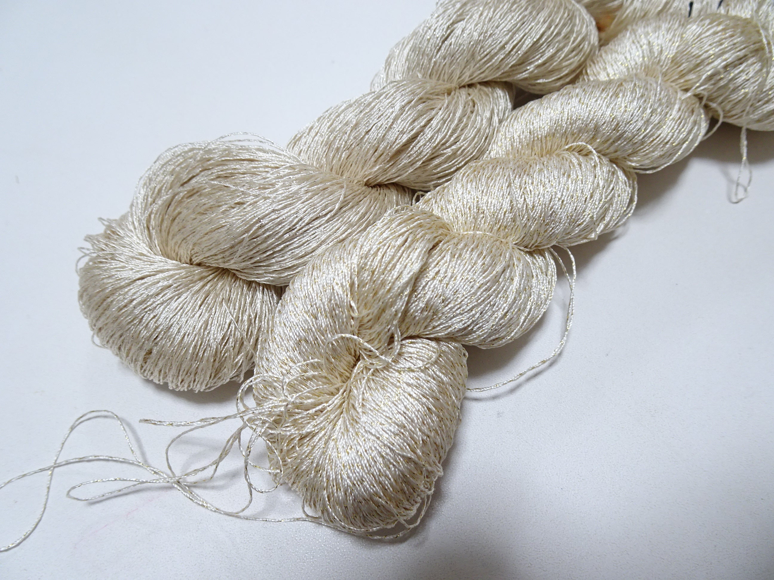 Japanese vintage high class rare silk thread 2sets Mixture of Gold embroidery 9529