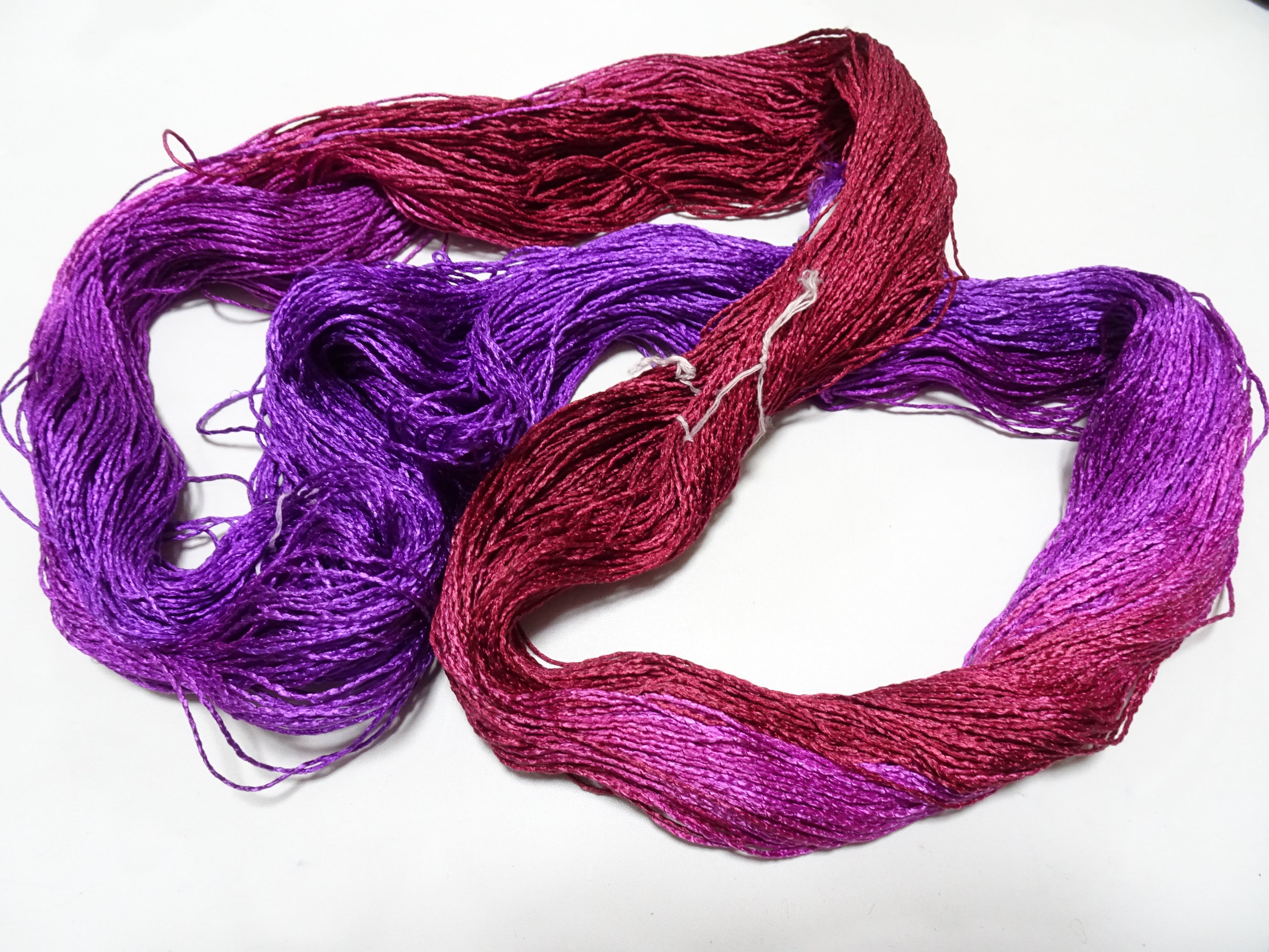 Japanese Tanaka Gen Silk – One-of-a-Kind Hand-Dyed Artistic Silk Thread, Rare Japanese Artisan Yarn, Limited Stock 19126