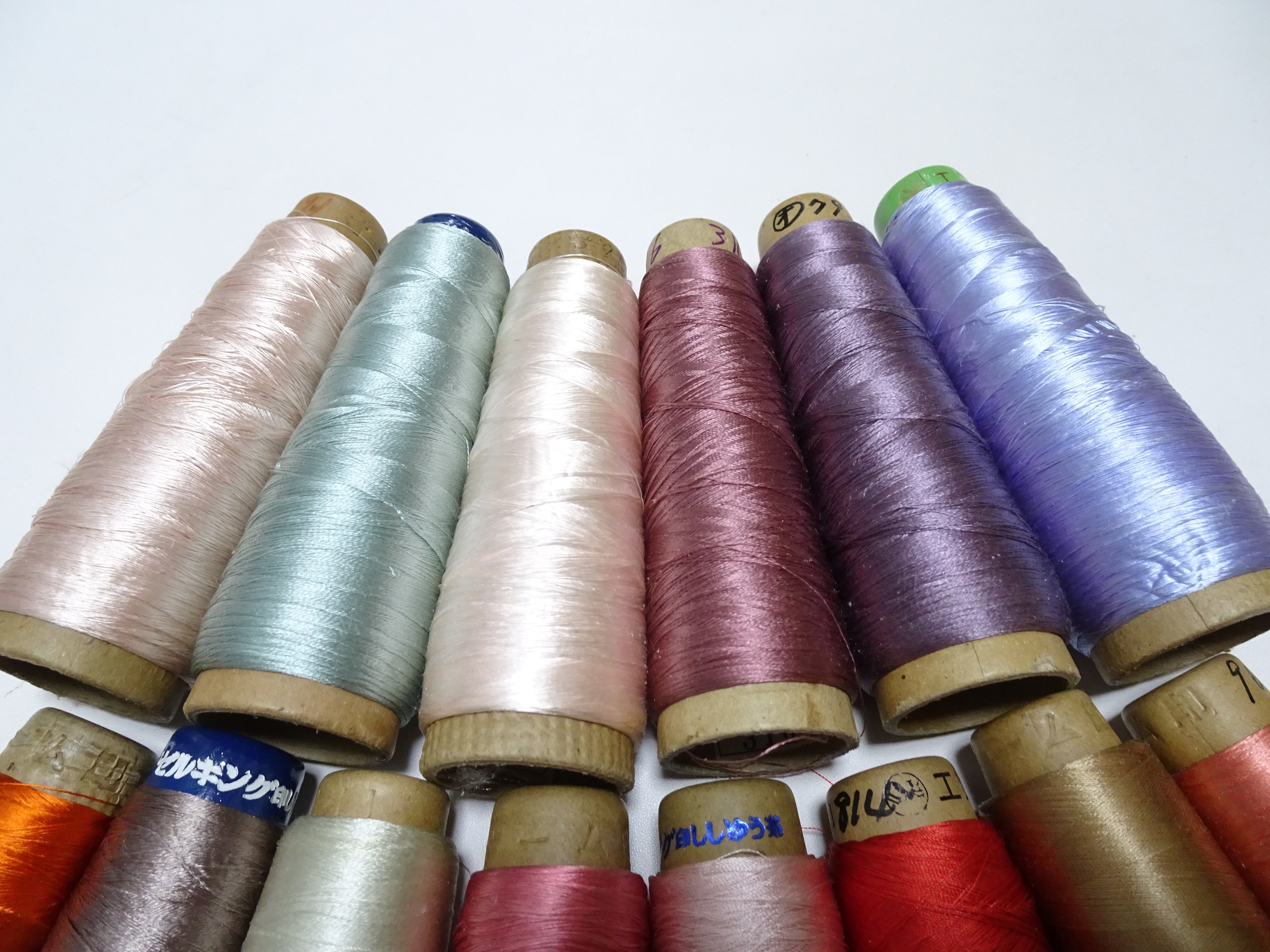 Great deal!! Japanese vintage silk thread 14sets embroidery Imperfect item (please see description for details)  16379
