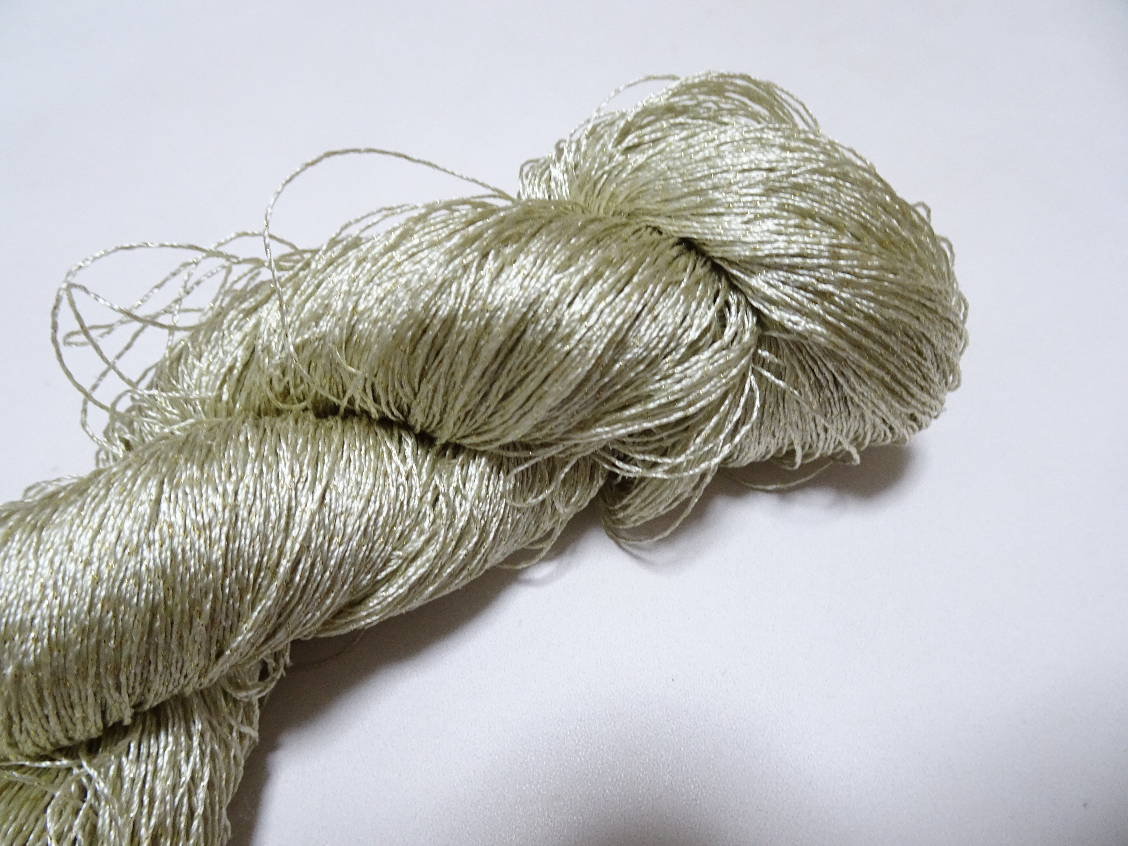 Japanese Vintage High Class Rare Silk Thread Mixture of Gold embroidery 15609