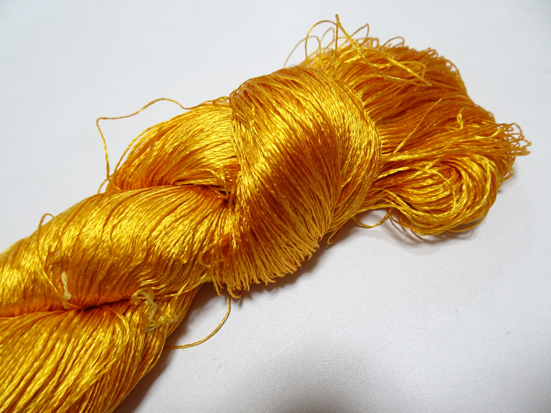 Japanese Vintage Twisted Silk Thread Embroidery 18324