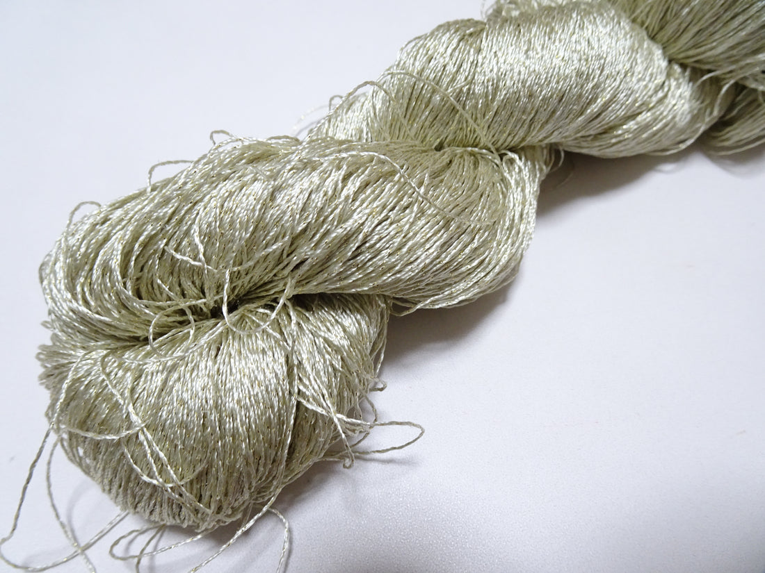 Japanese Vintage High Class Rare Silk Thread Mixture of Gold embroidery 15609