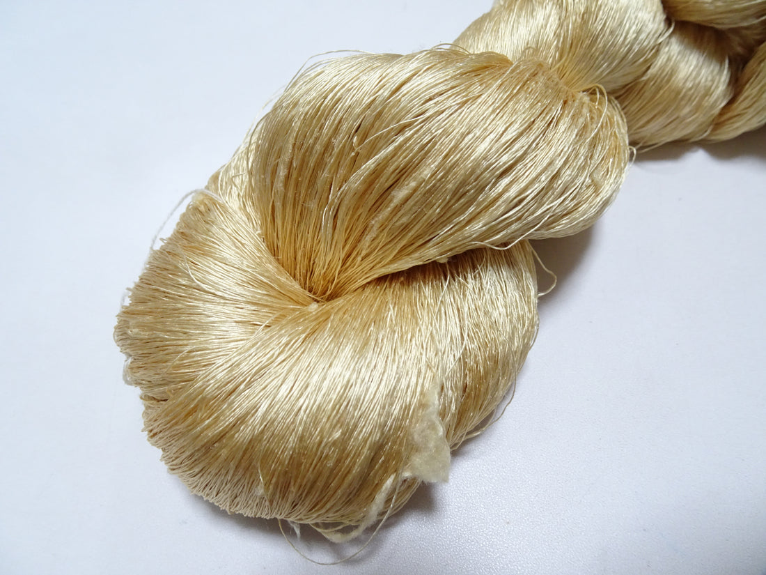 Japanese Vintage Twisted Silk Thread Embroidery 17143