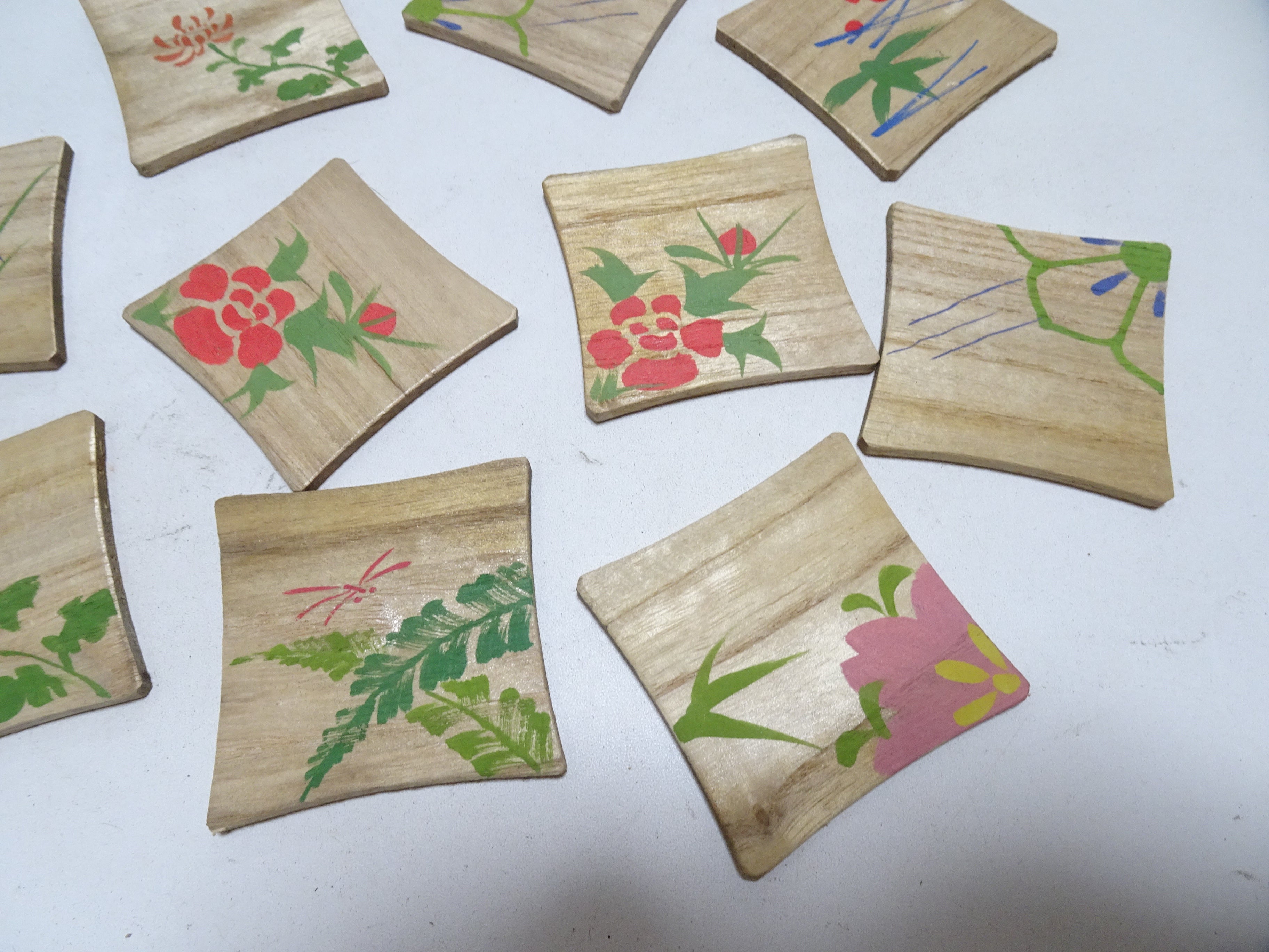 Vintage Japanese Wooden Thread Spools 10sets 17465