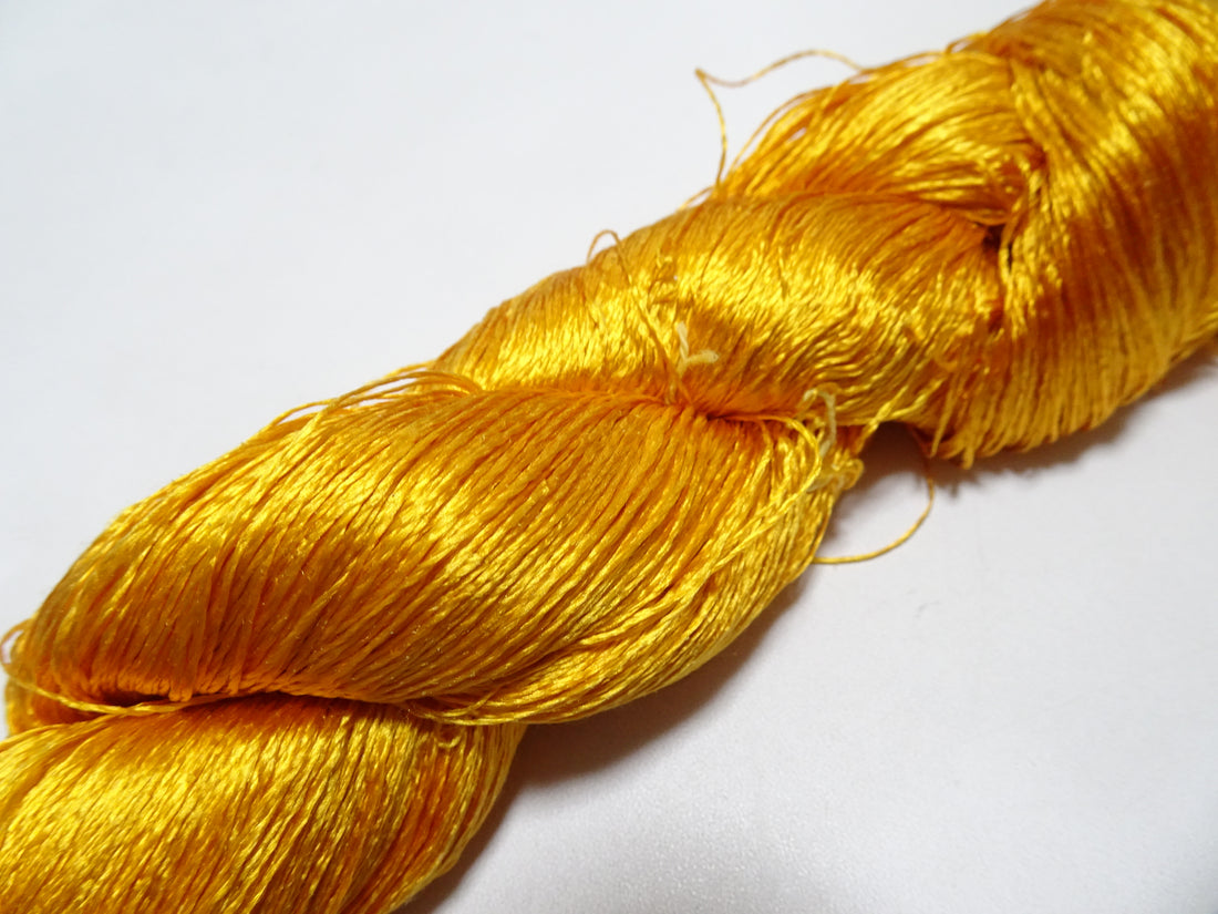 Japanese Vintage Twisted Silk Thread Embroidery 18324