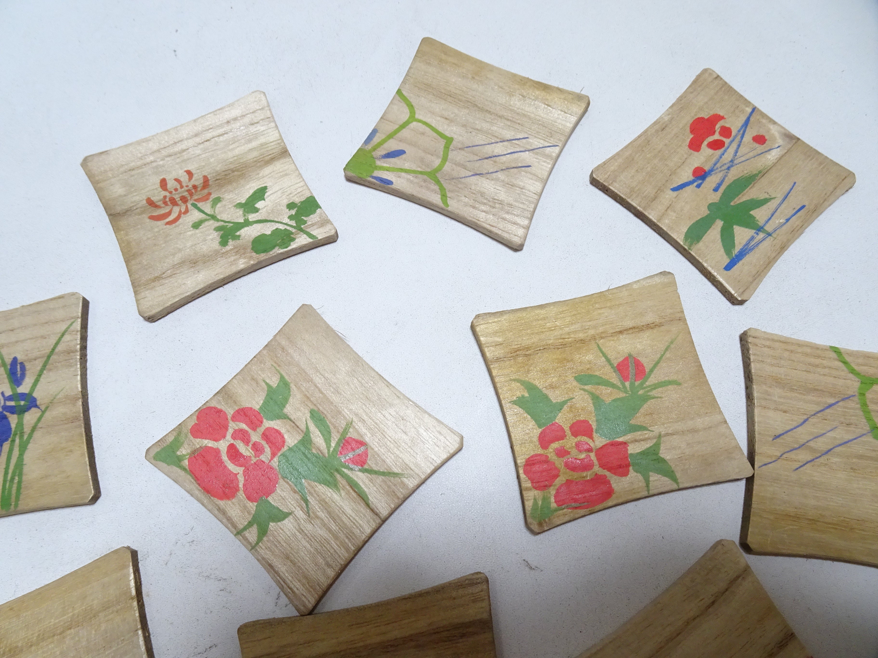 Vintage Japanese Wooden Thread Spools 10sets 17465