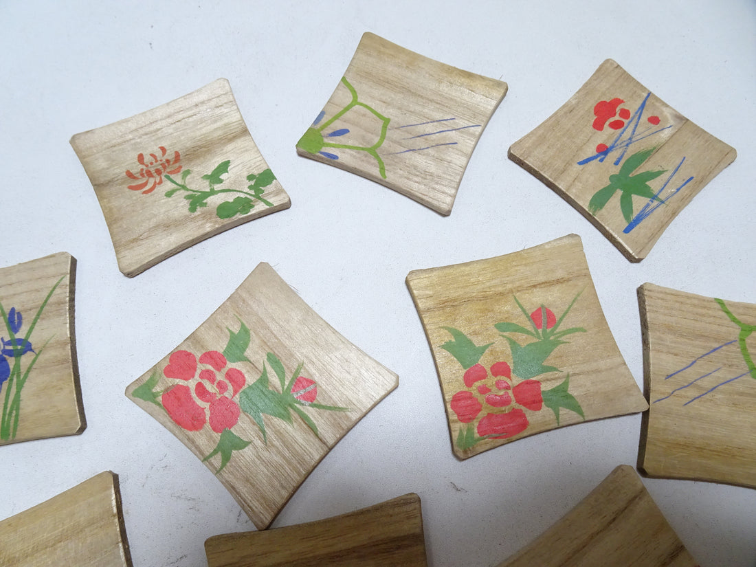 Vintage Japanese Wooden Thread Spools 10sets 17465