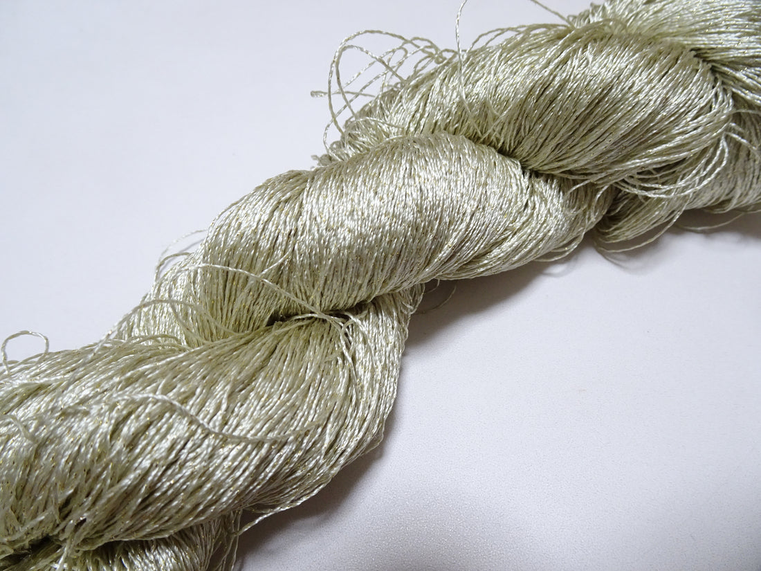 Japanese Vintage High Class Rare Silk Thread Mixture of Gold embroidery 15609