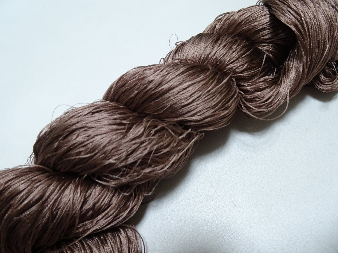 Japanese Vintage 6 Loose-Twist Silk Threads 19261