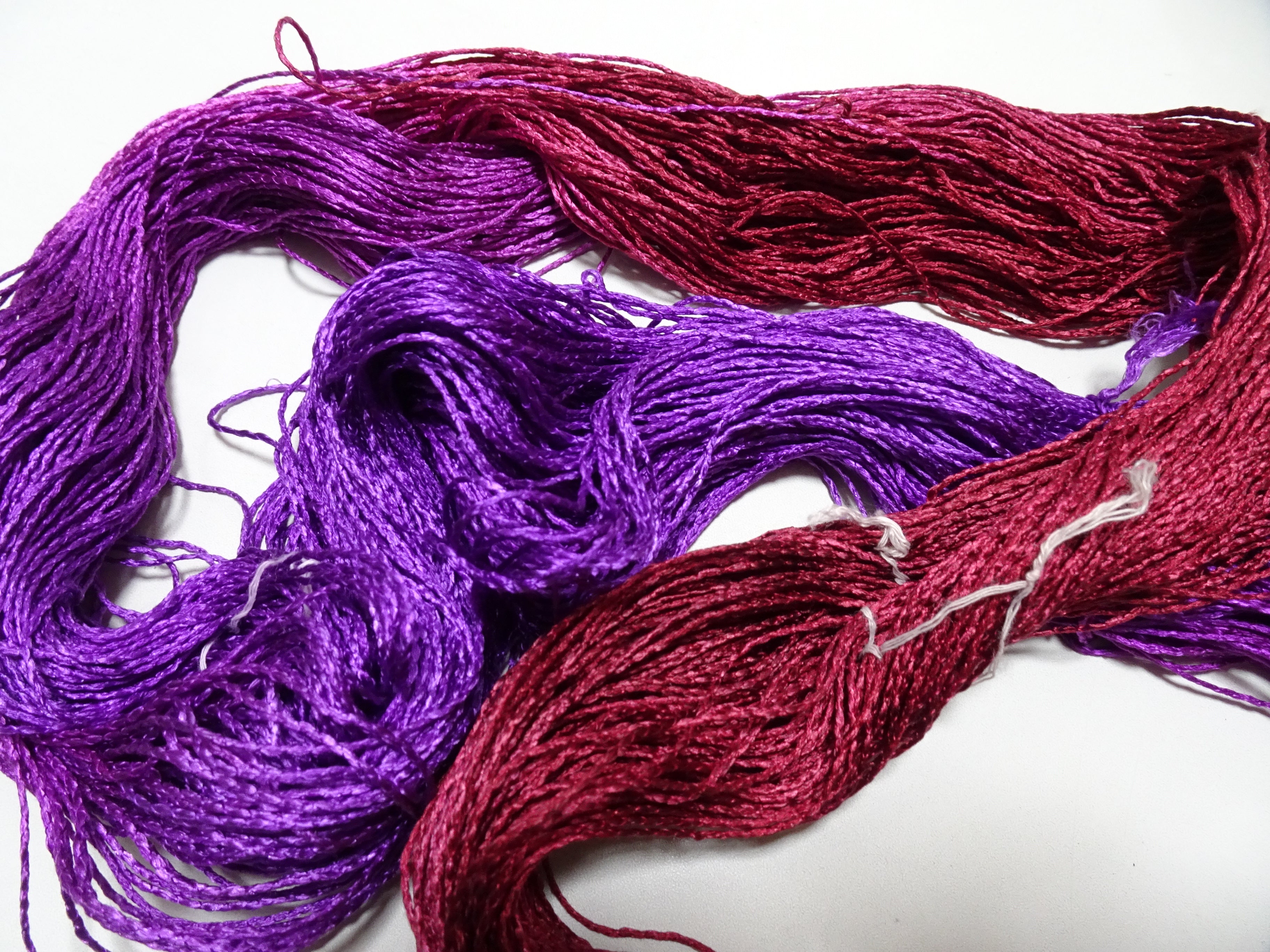 Japanese Tanaka Gen Silk – One-of-a-Kind Hand-Dyed Artistic Silk Thread, Rare Japanese Artisan Yarn, Limited Stock 19126