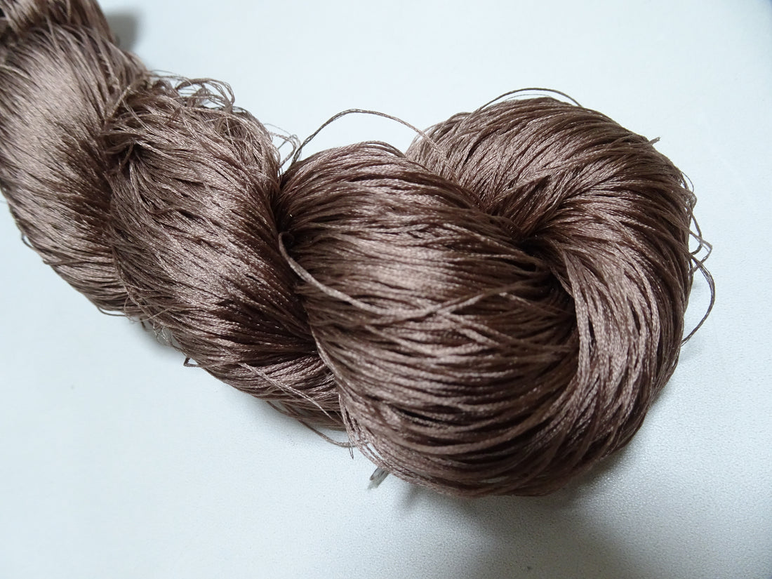 Japanese Vintage 6 Loose-Twist Silk Threads 19261