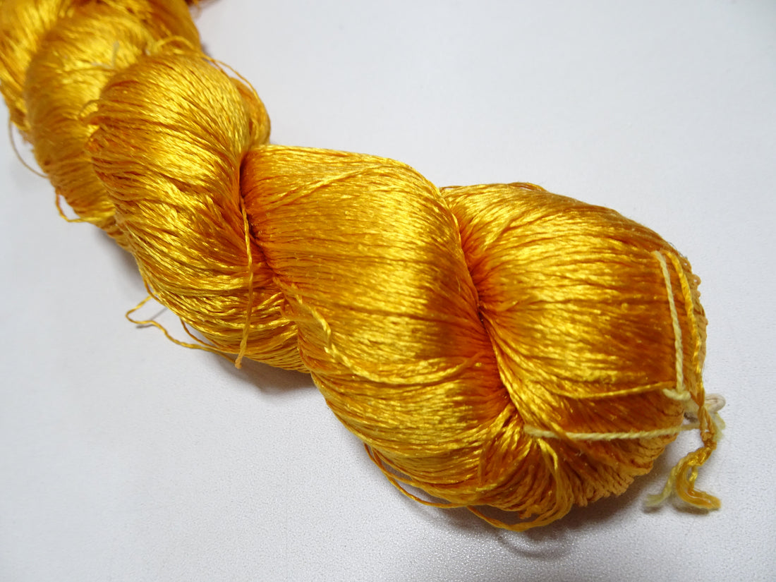 Japanese Vintage Twisted Silk Thread Embroidery 18324
