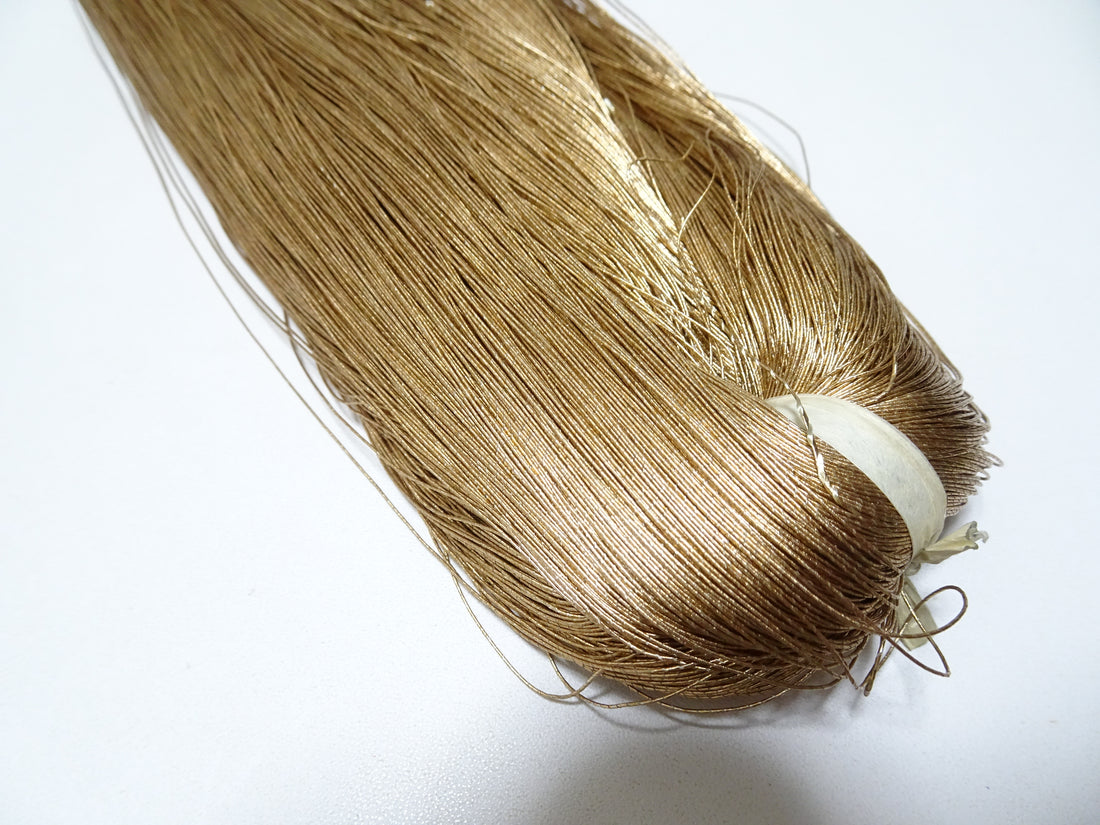 Japanese vintage high class aluminum leaf thread kodai  embroidery 1000M  8486  0.40mm