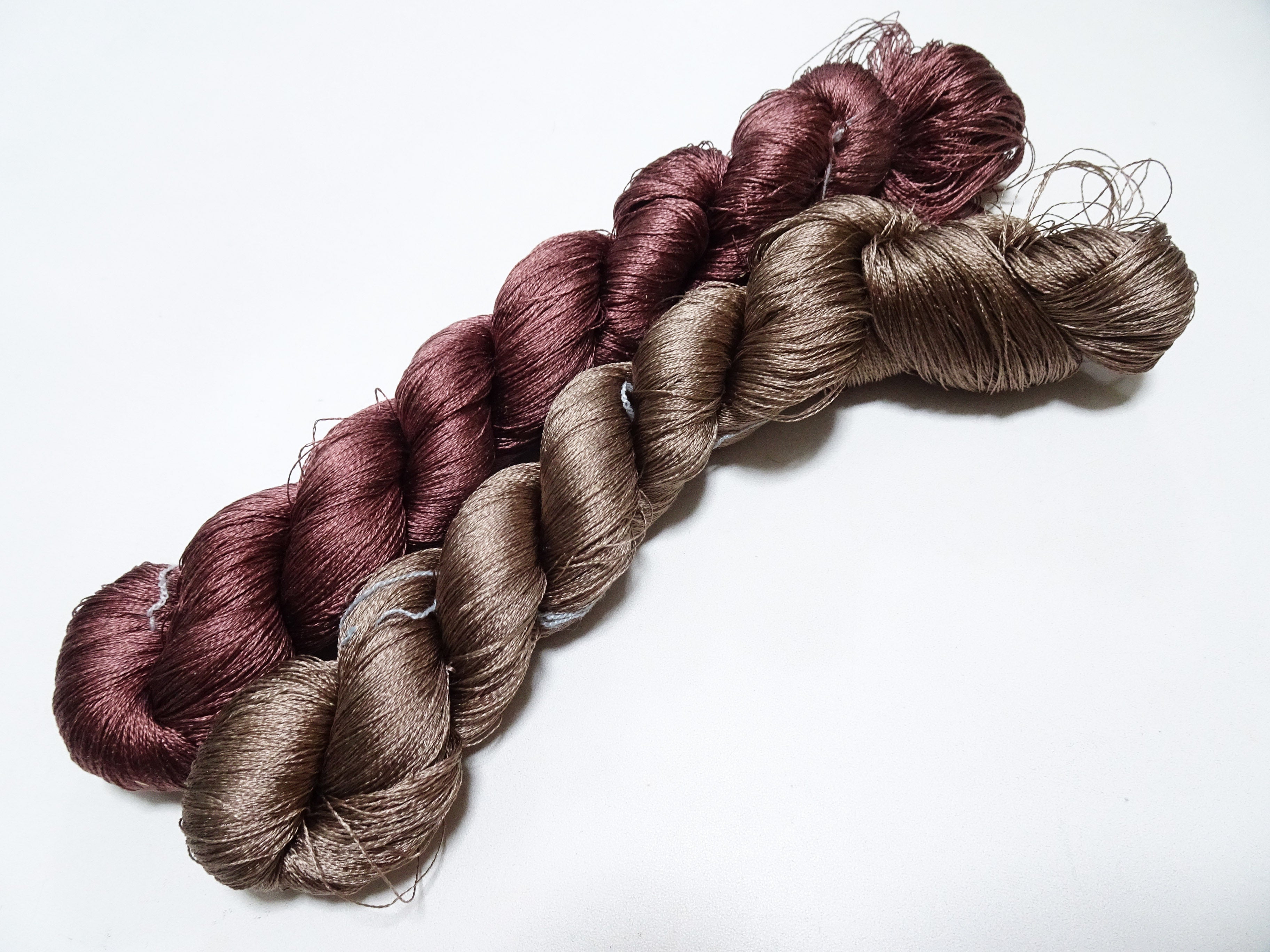 Japanese Vintage Twisted Silk Thread 2sets Embroidery 16968