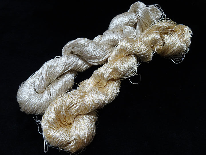 Japanese Vintage High Class Rare Silk Thread 2sets Mixture of Gold embroidery 17912