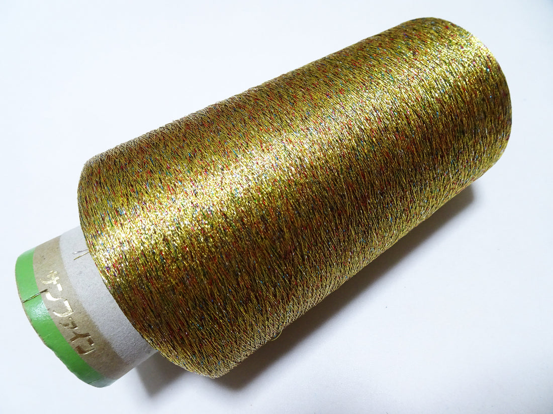 Super Special price! Japanese vintage metallic lame thread embroidery 5000M 16305