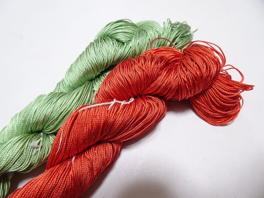 Japanese Vintage Silk Thread 2sets Embroidery 16633