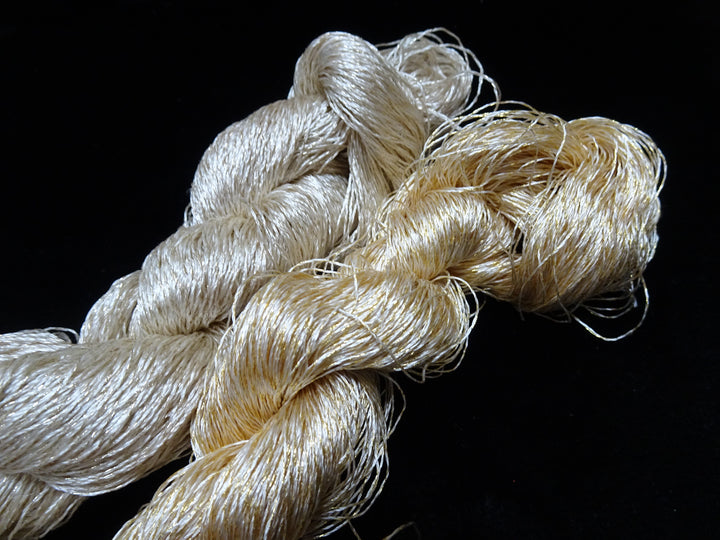 Japanese Vintage High Class Rare Silk Thread 2sets Mixture of Gold embroidery 17912