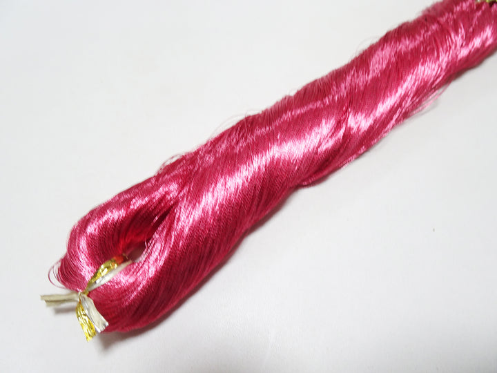 Japanese vintage rare Superb pure silver leaf thread color P16 2000M