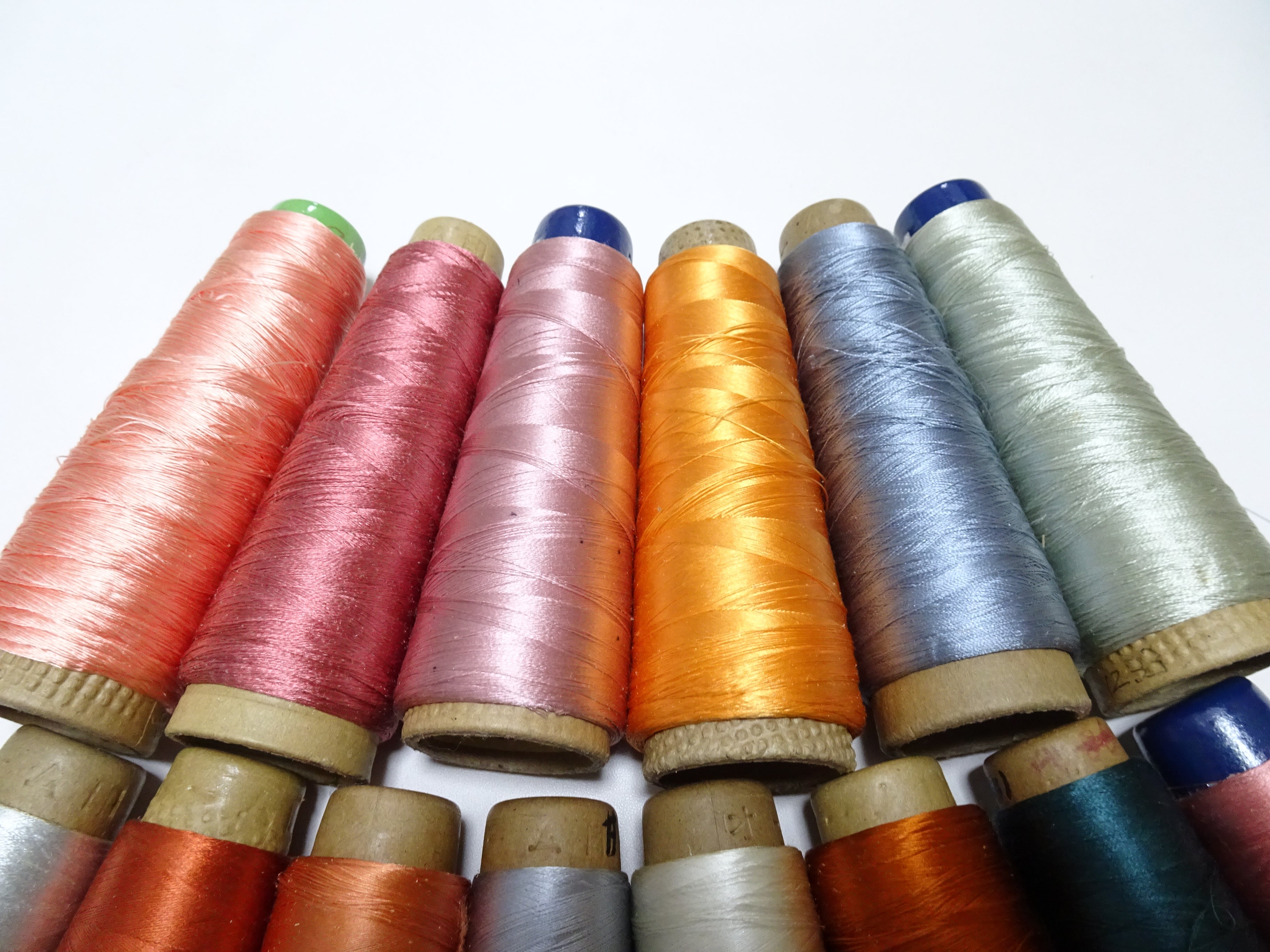 Great deal!! Japanese vintage silk thread 14sets embroidery Imperfect item (please see description for details)  16380