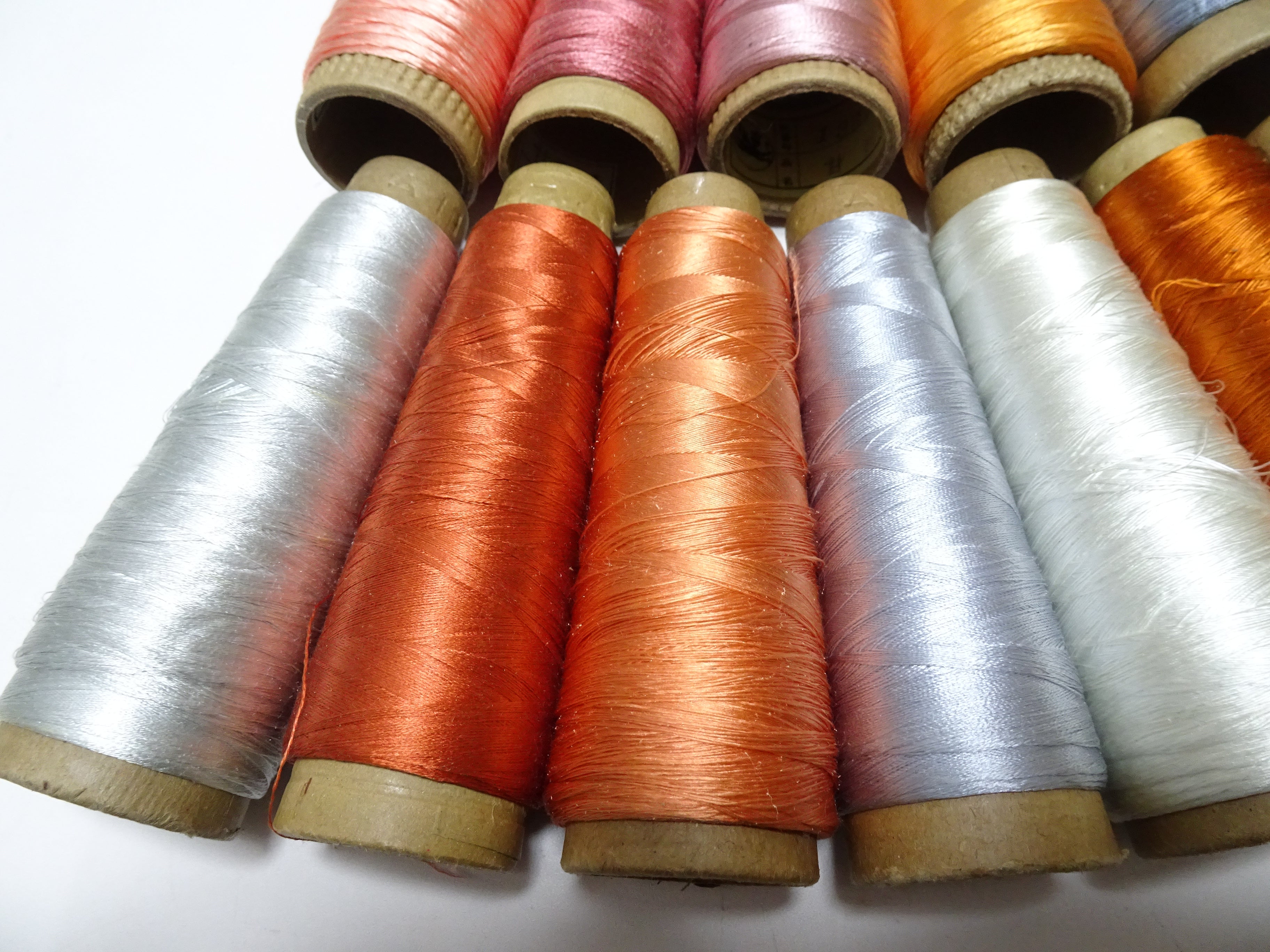 Great deal!! Japanese vintage silk thread 14sets embroidery Imperfect item (please see description for details)  16380