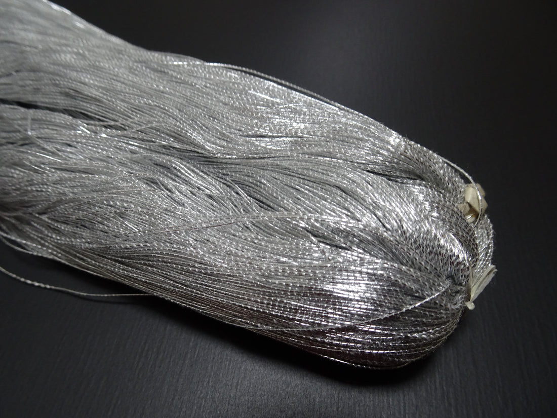 Special Price!!Japanese Vintage High Class Aluminum Leaf Silver Thread 5 Embroidery 1000M  0.40mm  17710