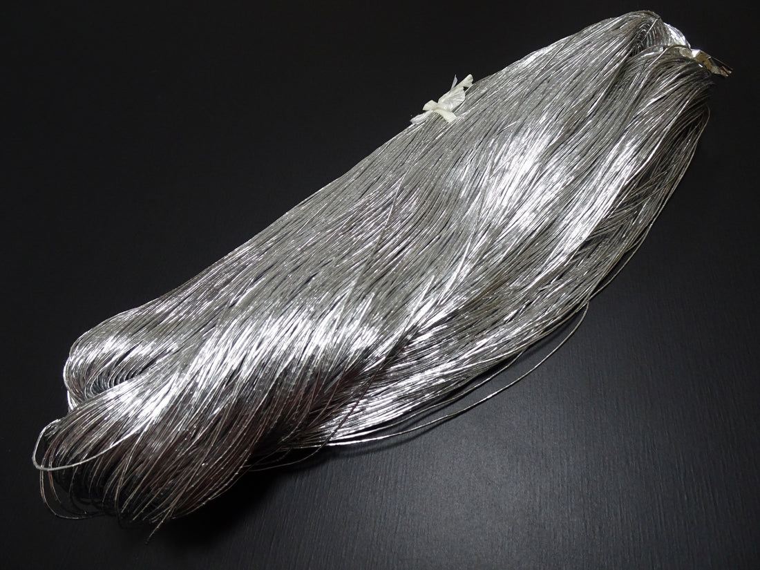 Special Price!!Japanese Vintage High Class Aluminum Leaf Silver Thread 12 Embroidery 500M  0.75mm  17711