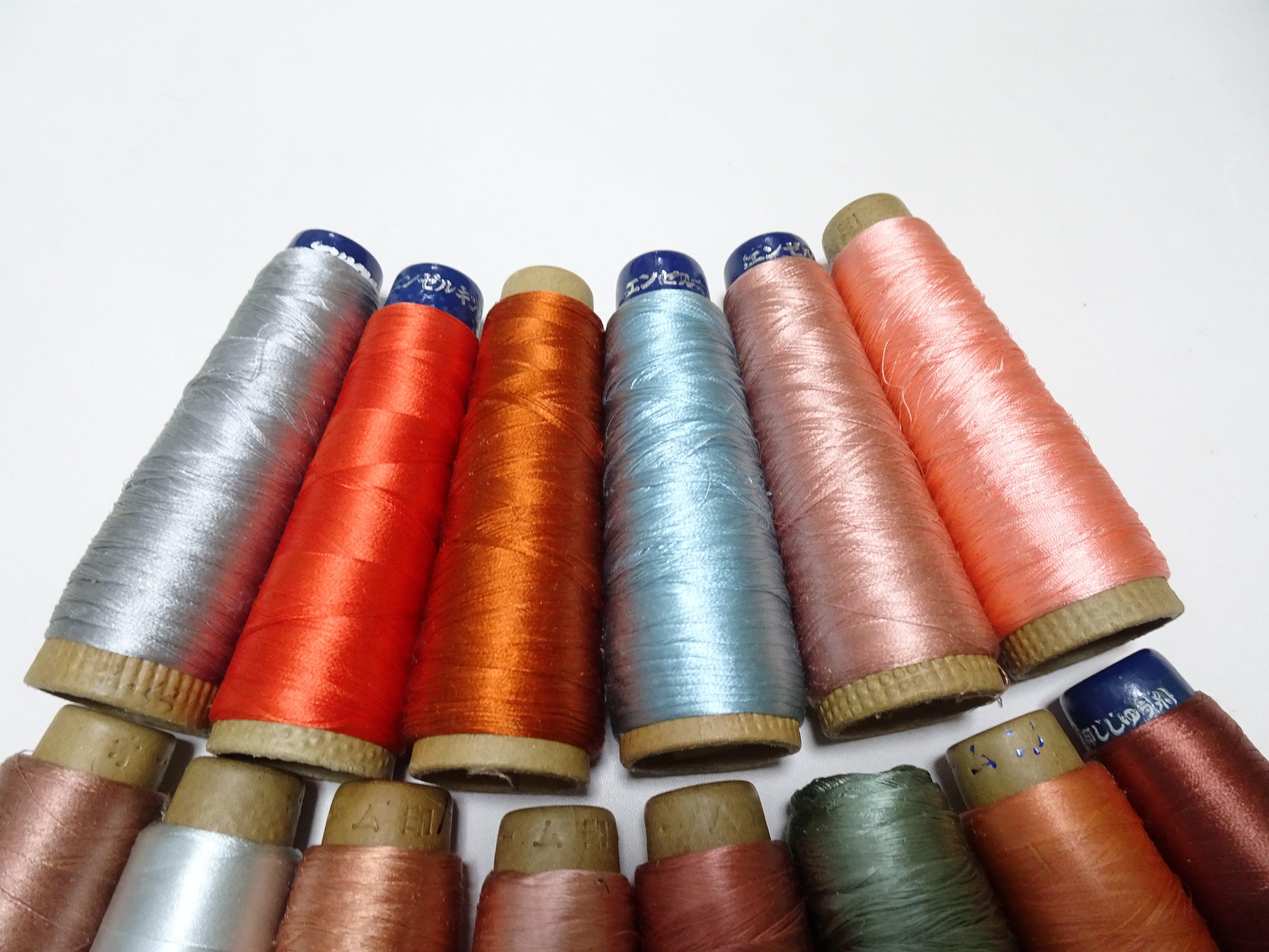 Great deal!! Japanese vintage silk thread 14sets embroidery Imperfect item (please see description for details)  16381