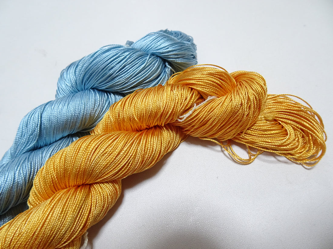 Japanese Vintage Silk Thread 2sets Embroidery 16634