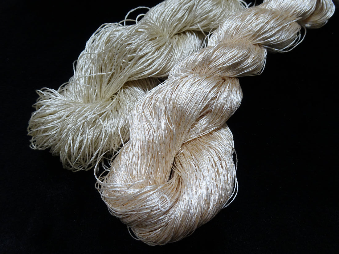 Japanese Vintage High Class Rare Silk Thread 2sets Mixture of Gold embroidery 17913