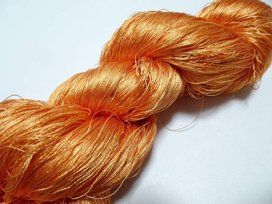 Japanese Vintage Twisted Silk Thread Embroidery 17145