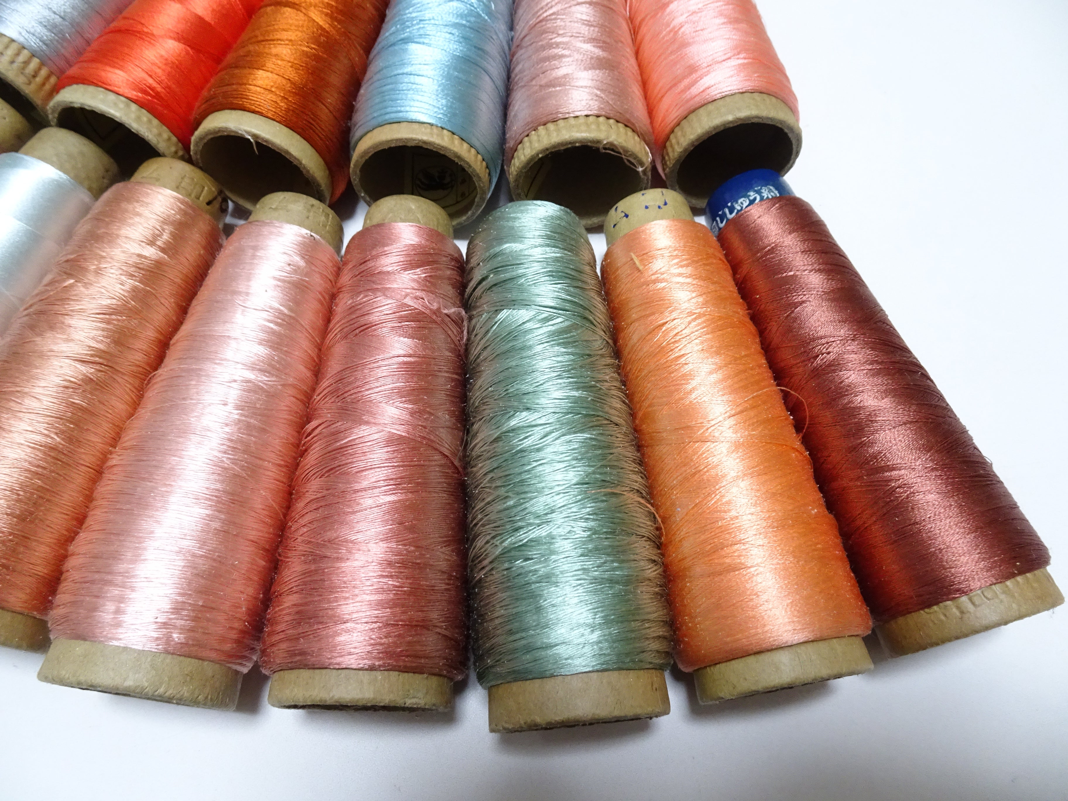 Great deal!! Japanese vintage silk thread 14sets embroidery Imperfect item (please see description for details)  16381
