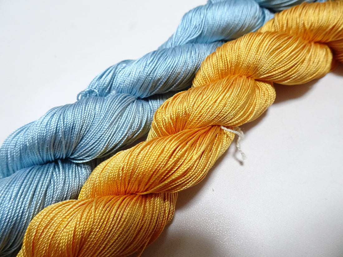 Japanese Vintage Silk Thread 2sets Embroidery 16634
