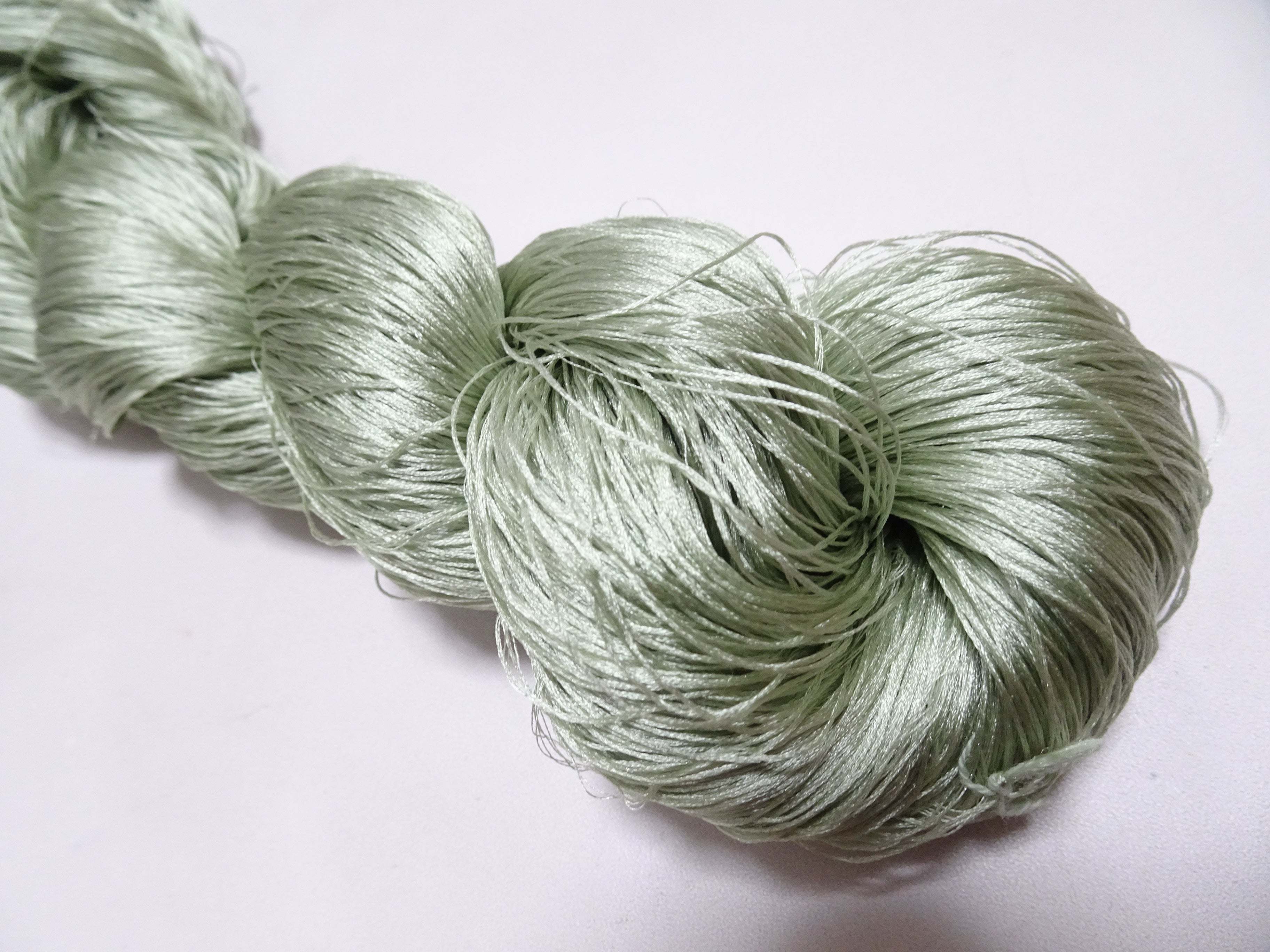 Japanese Vintage 6 Loose-Twist Silk Threads 19263