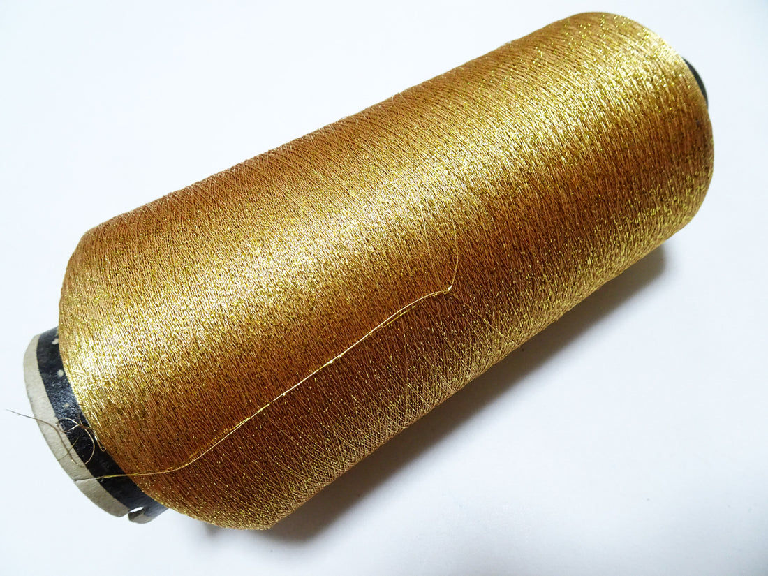 Super Special price! Japanese vintage metallic lame thread embroidery 5000M 16307