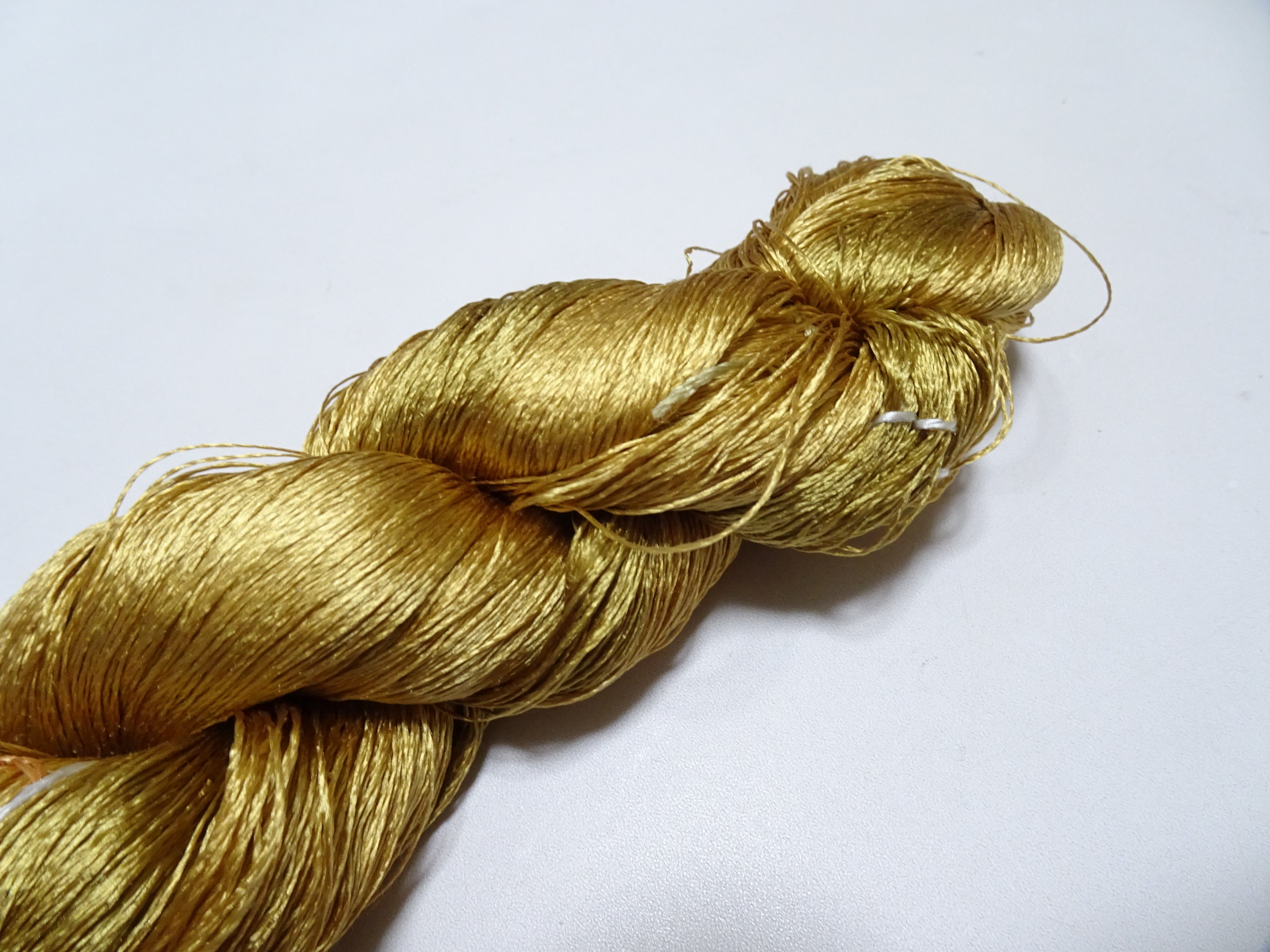 Japanese Vintage Twisted Silk Thread Embroidery 19436