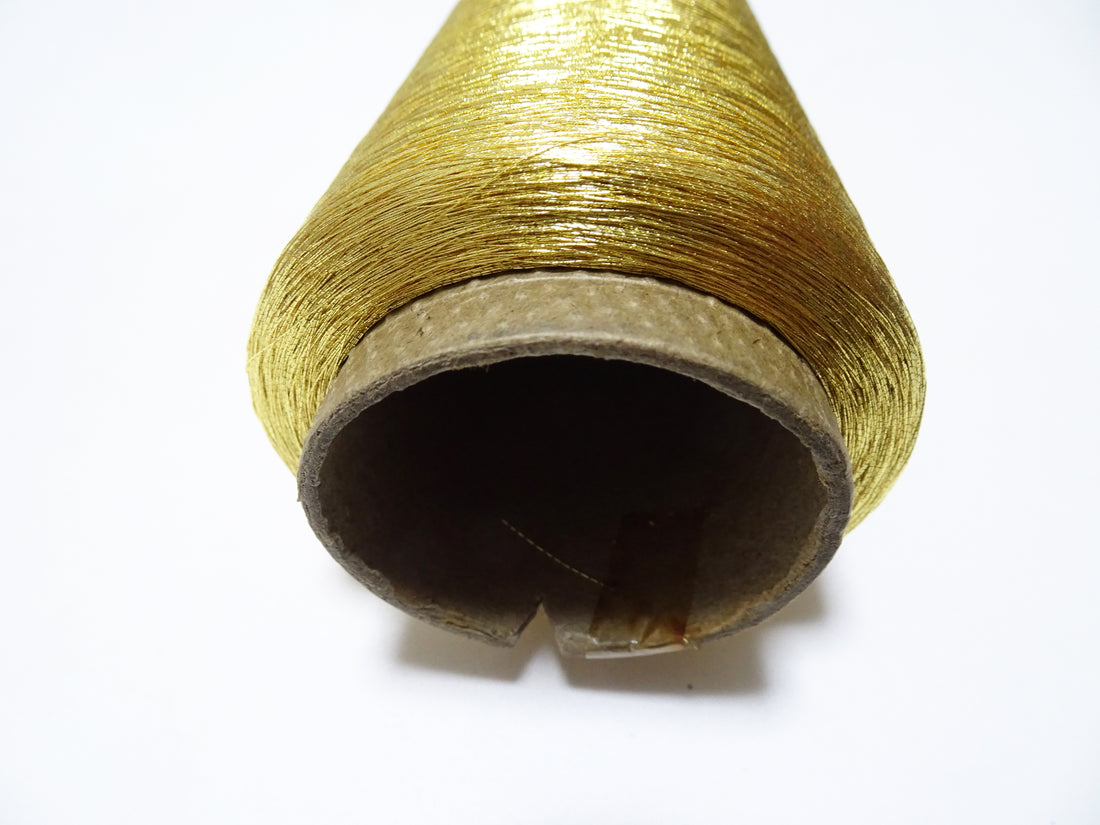 Special price Japanese vintage Superb gold leaf thread embroidery 5000M 8489
