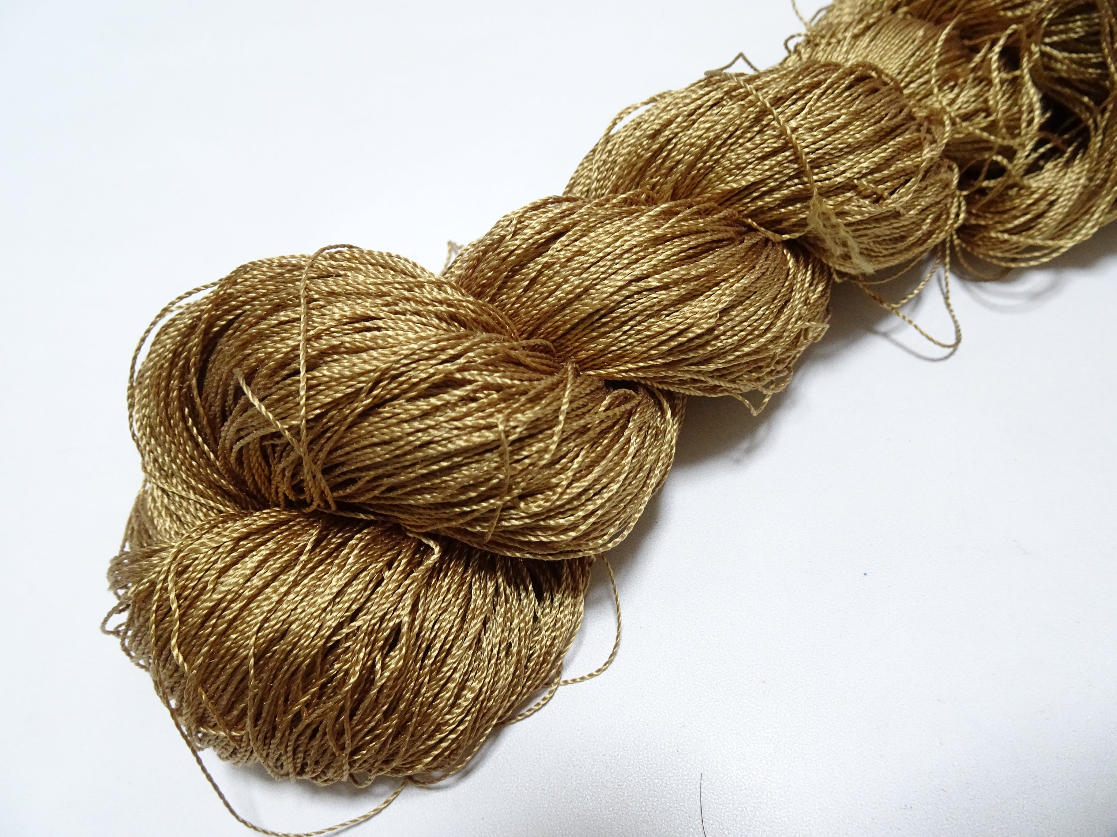 Japanese Vintage Twisted Silk Thread Embroidery & Weaving 17760