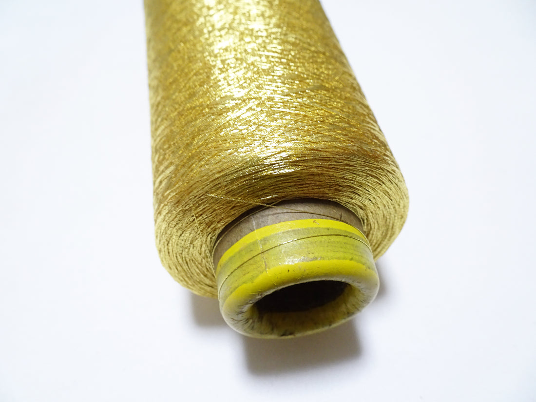 Special price Japanese vintage Superb gold leaf thread embroidery 5000M 8489