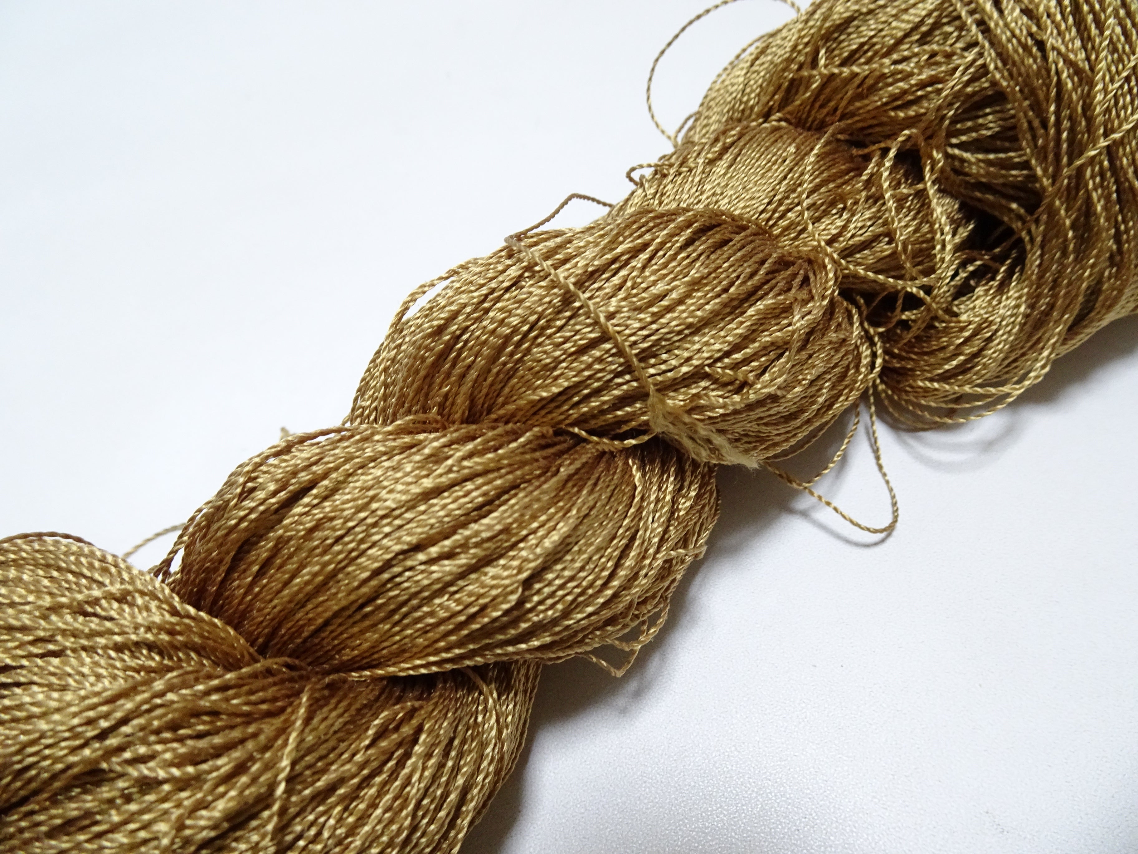 Japanese Vintage Twisted Silk Thread Embroidery & Weaving 17760