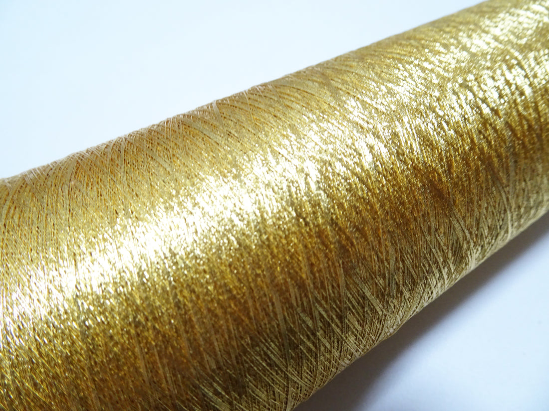 Special price Japanese vintage Superb gold leaf thread embroidery 5000M 8489