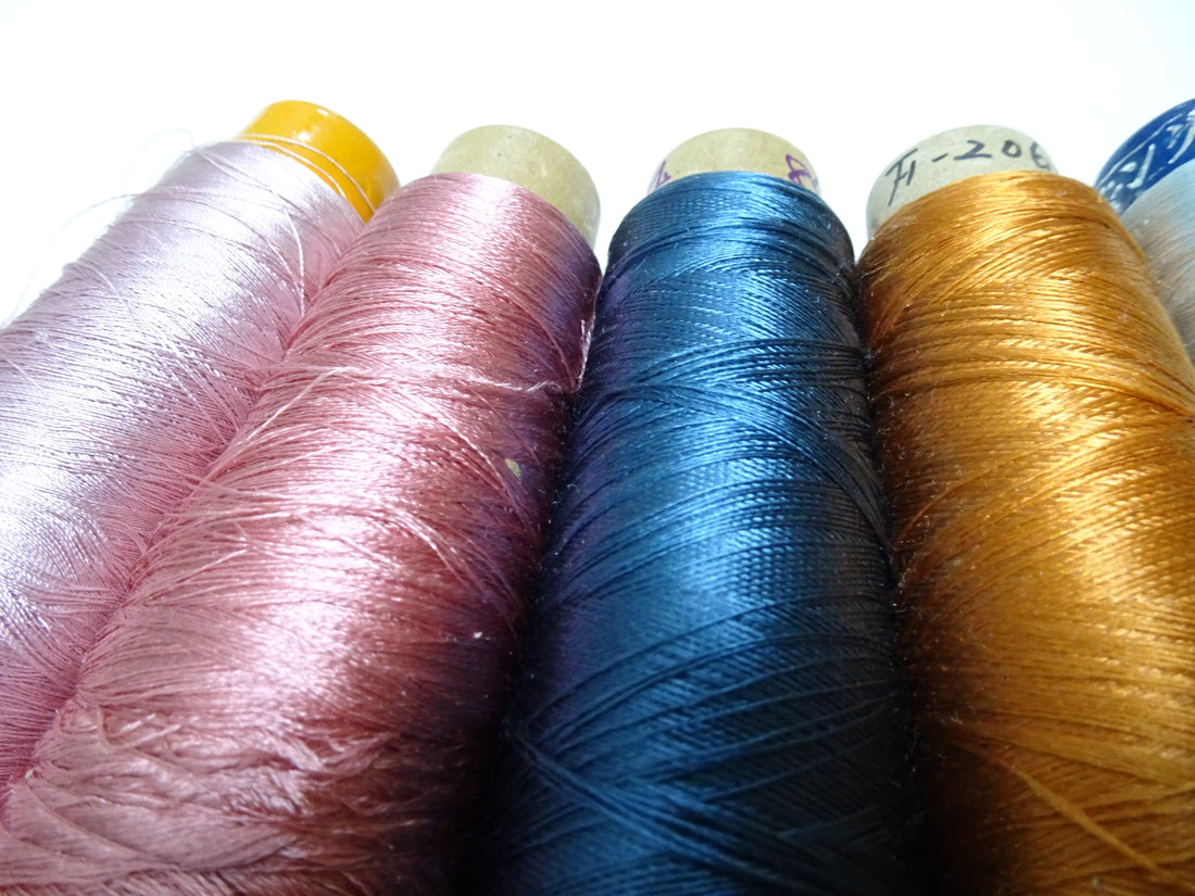 Great deal!! Japanese vintage silk thread 14sets embroidery Imperfect item (please see description for details)  16382
