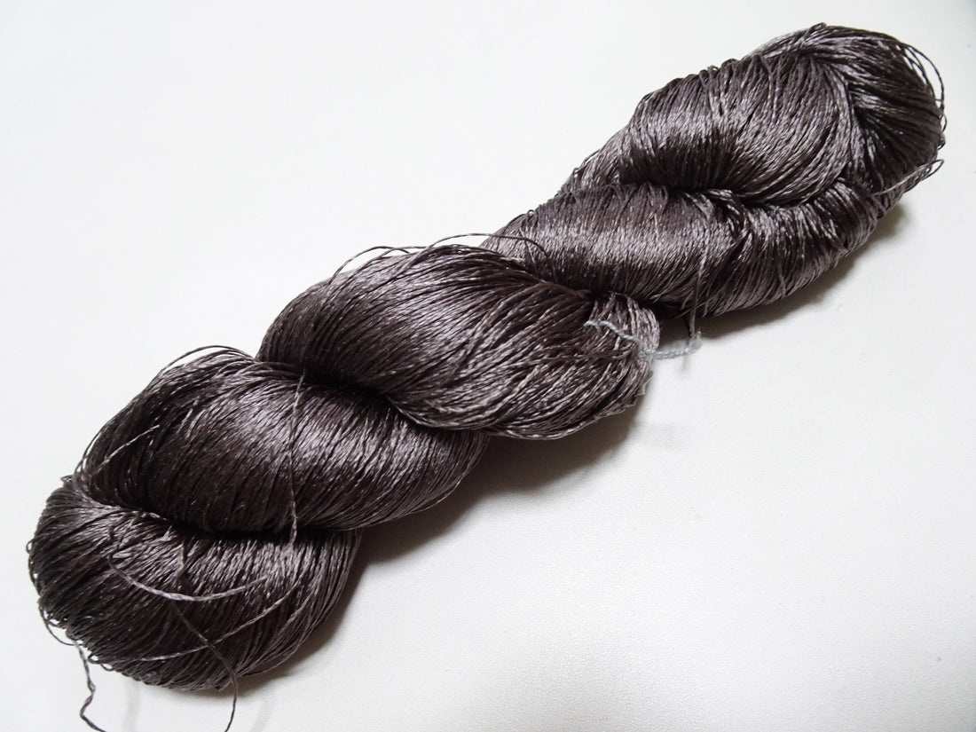 Japanese Vintage Twisted Silk Thread Embroidery 19437