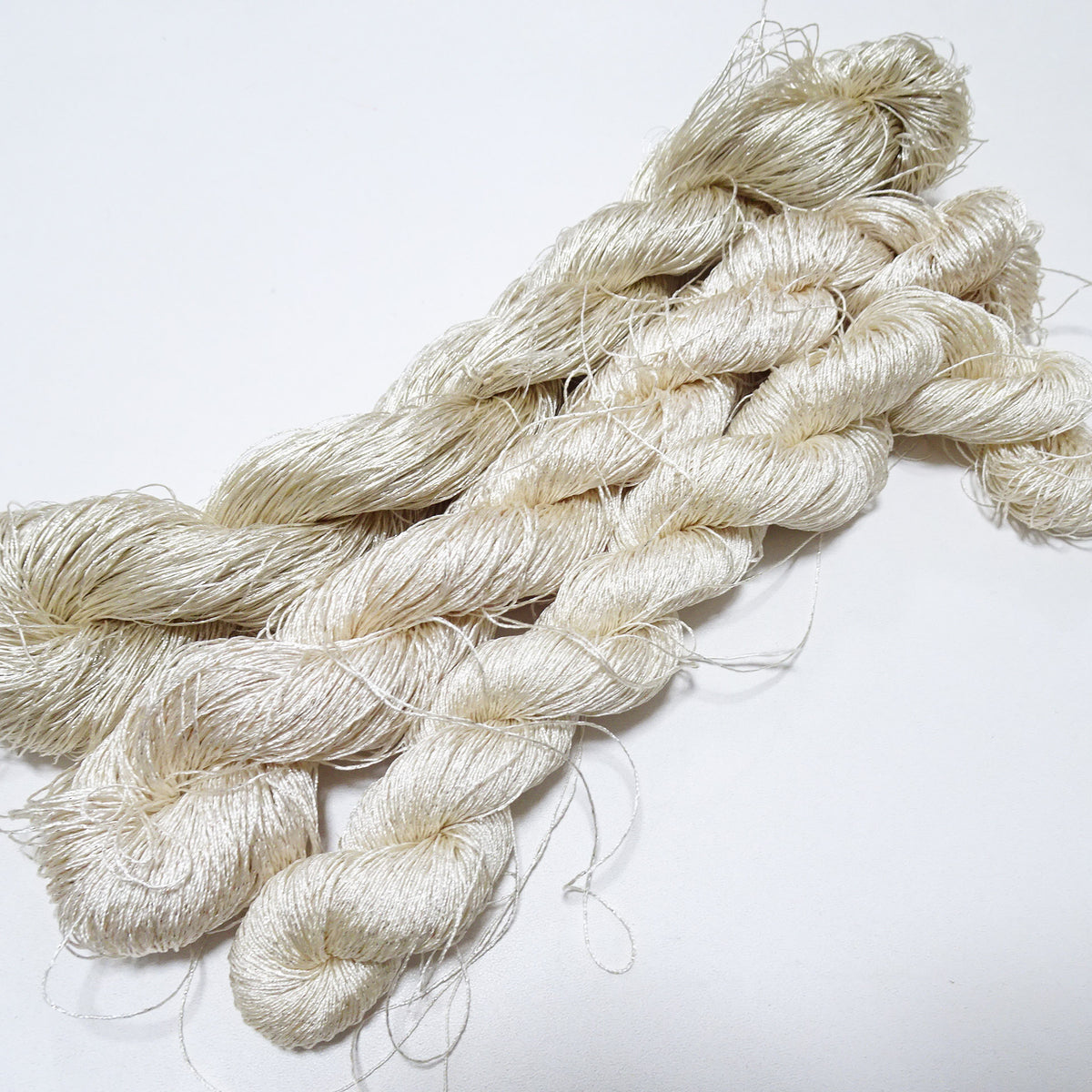 Japanese vintage high class rare silk thread 3sets Mixture of Gold emb ...