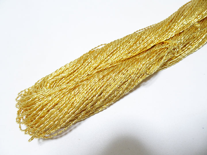 Japanese vintage rare Double Twist high class gold leaf thread 200M embroidery  8490