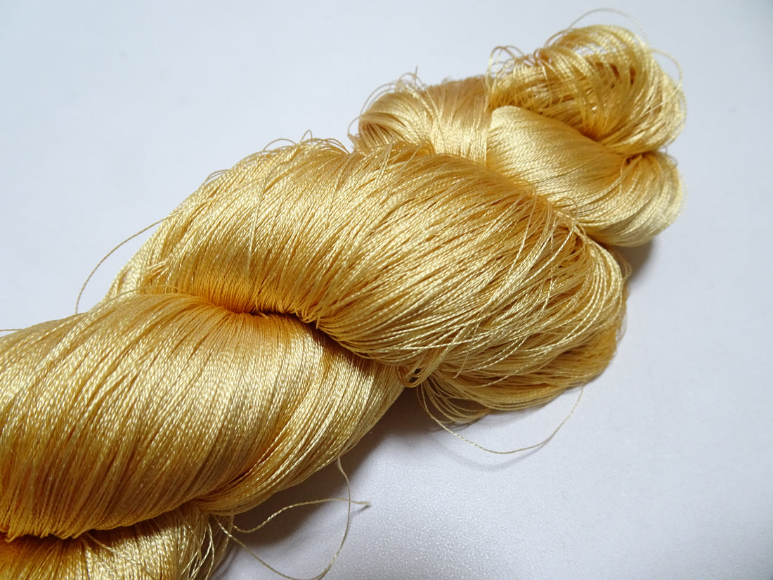 Japanese Vintage Twisted Silk Thread Embroidery 17147