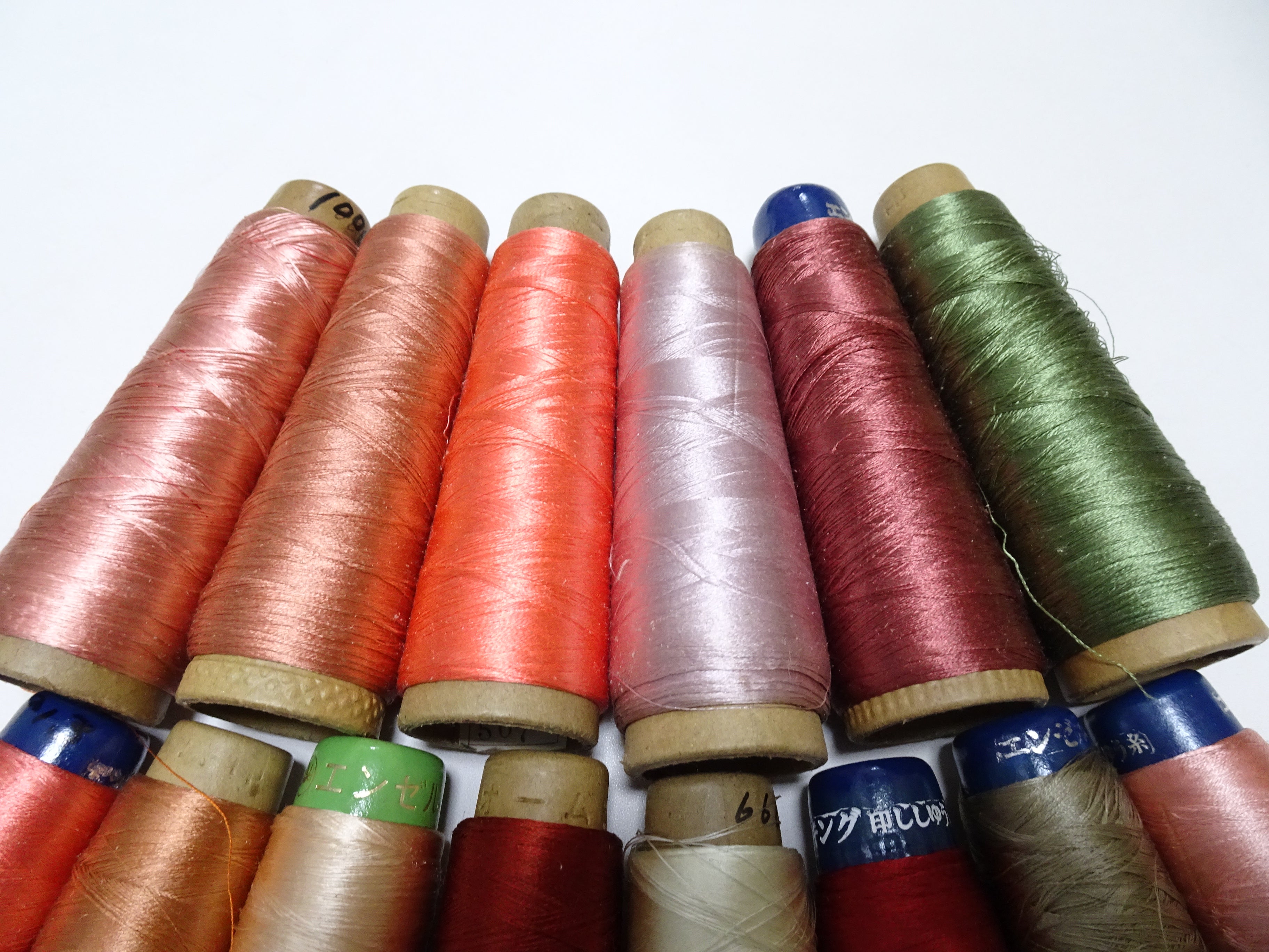 Great deal!! Japanese vintage silk thread 14sets embroidery Imperfect item (please see description for details)  16383