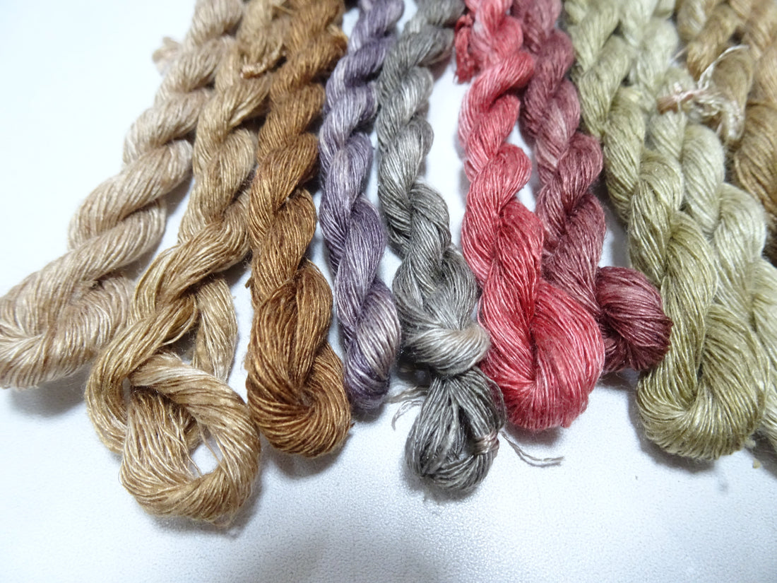 Japanese Vintage Various Silk Thread Sets Embroidery & Weaving 18966